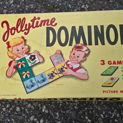 vintage jolly time dominoes 1966
