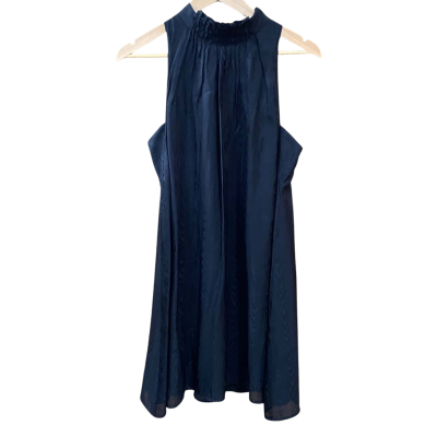 Veronika Maine Black Sleeveless Dress Size 10