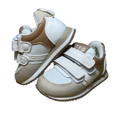 Seed Heritage mini sport sneakers in cream size 18-24