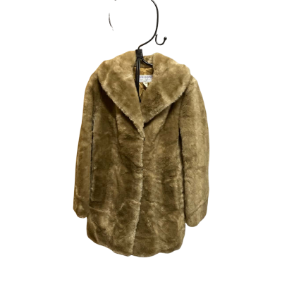 Stephen Dattner Womens  Size 12 FauxFur Coat Beige 