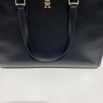 Womens Hilfiger Monotype Webbing Strap Tote