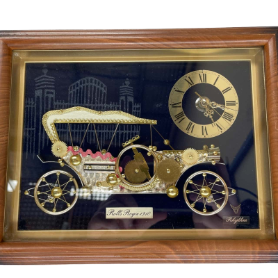 1980s Linden “Steampunk” Clock Feat. 1910 Touring Car