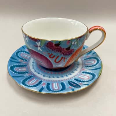 T2 - Brooke Sutton Indigenous Artwork Teacup and Saucer Set