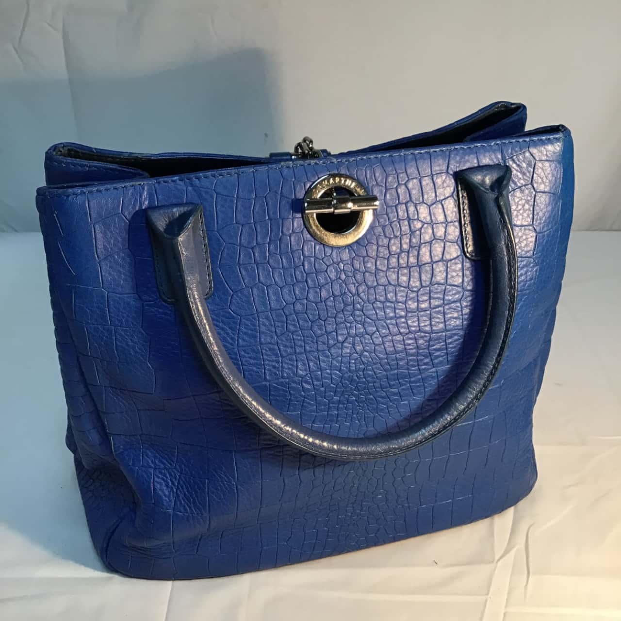 Womens Handbag Blue Leather(s)