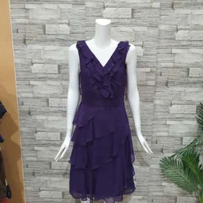 BNWT Grace Hill Women's Purple Bridesmaid / Party Dress Size 12