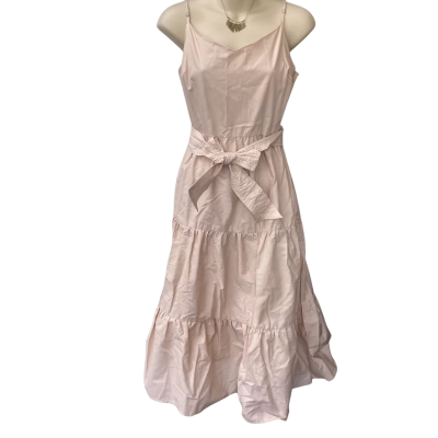 Tokito Salmon Pink Midi Dress   Size 8 