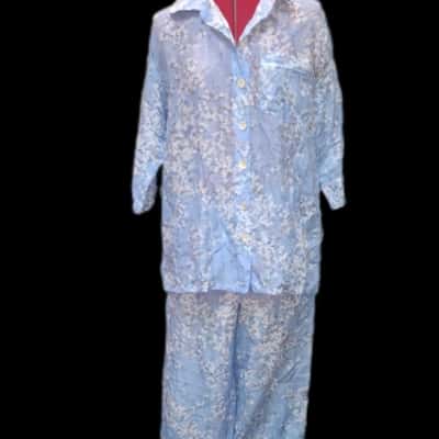 Papinelle Womens  Size M Pyjamas Blue / Pattern / White 
