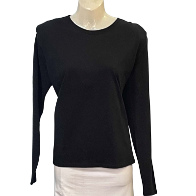 Decjuba Womens  Size XS Long Sleeve Shirt Black  