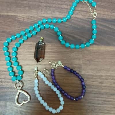 Colourful Bracelet/Necklace/Pendant Bundle