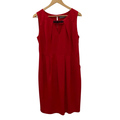 Jacqui-E Womens  Size 14 Sleeveless Dress  Red 