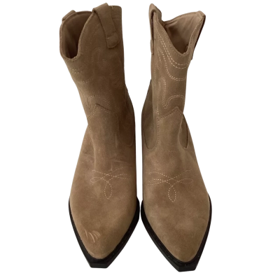 Stradivarius Womens  SUEDE Size 39 COWGIRL Boots Other 