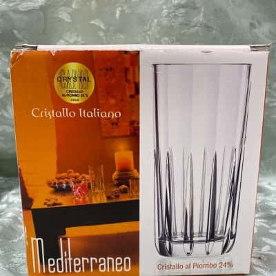 Mediterranean Crystal Higgball Glasses 4 set