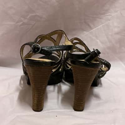 Naturalizer Womens  Size 11 Heels Beige / Black  / Grey 