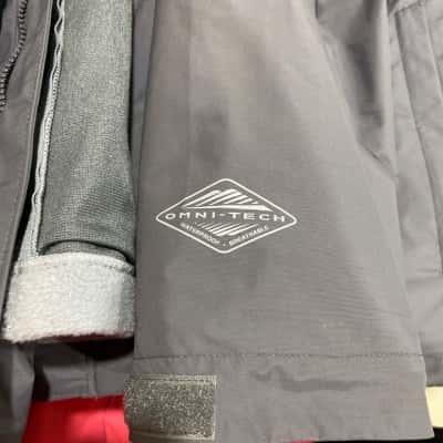 Columbia Omni-Tech Mens  Jacket Size L Blue / Grey 