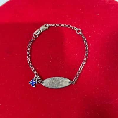 925 Marked Bluebird Kids Bracelet 