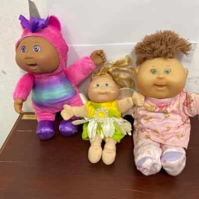 Three Cabbage Patch Doll Babies 