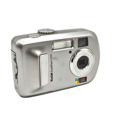 Kodak Easy Share C310 Digital Compact Camera Tested Working - Takes SD Memory Cards & AA Batteries (not included)