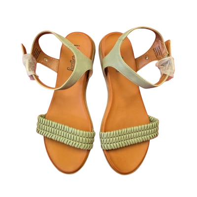 I Love Billy Womens  Size 39 Green Sandles Brand New