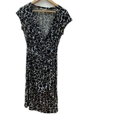 Diane Von Furstenberg Womens  dress Size 6 Animal print / Black  / White 