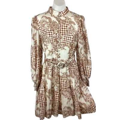 Portmans Folk Flora Long Sleeve Dress - Size 12