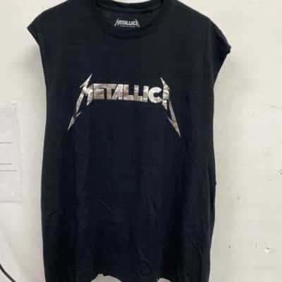 Metallica Mens  Size XL Singlet  Black  