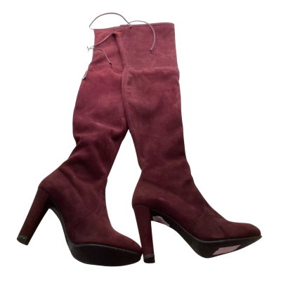 Stuart Weitzman Womens  Size 36 / 37 Boots Maroon 