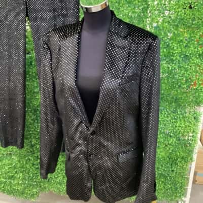 Man  boho Mens  Size M Black  / Silver 