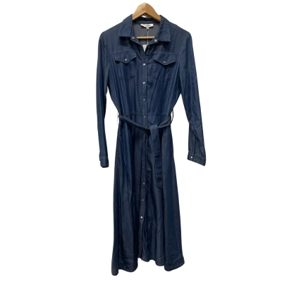  Womens  AndAmio Size 40 Denim Dress / Midi Dress Blue 