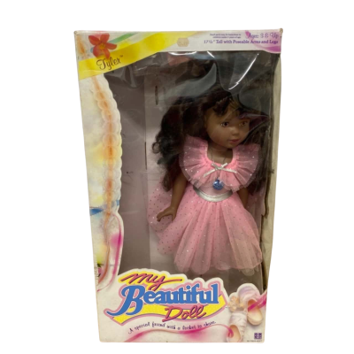 Vintage My Beautiful Doll #8511/8510 Tyler 1989 Hasbro 17.5" African American New in Original Box