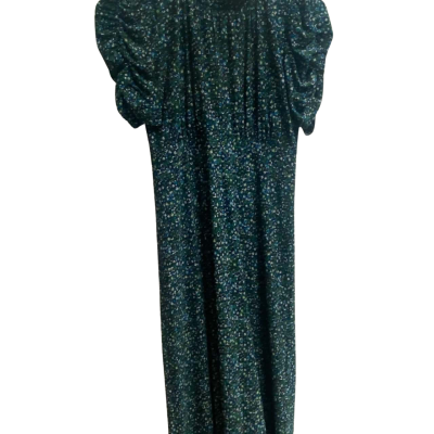 Michael Kors Womens  Size M Midi Dress Blue / Floral 