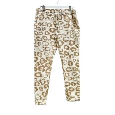 Donna Donna Animal Print white/beige Pants Size M