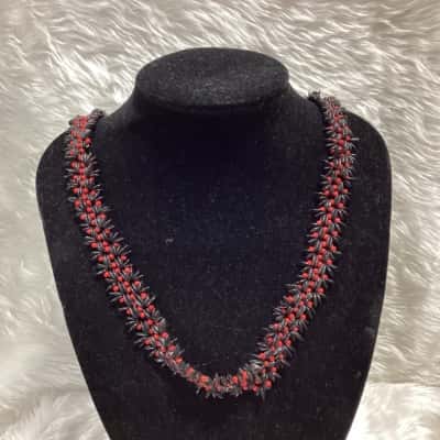  Women's  Handcrafted Kumihimo Necklace 