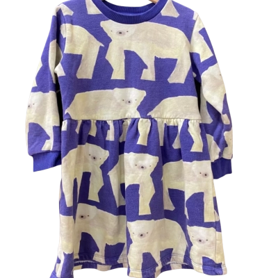 Gorman Playground Size 5 - 6 Dress Blue / Cream / Other Polar Bear Pattern
