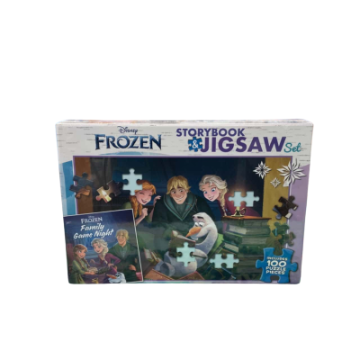 Disney Frozen Storybook & Jigsaw Set NEW