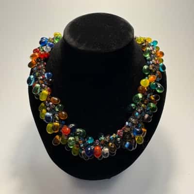  Multicoloured Beaded Necklace 
