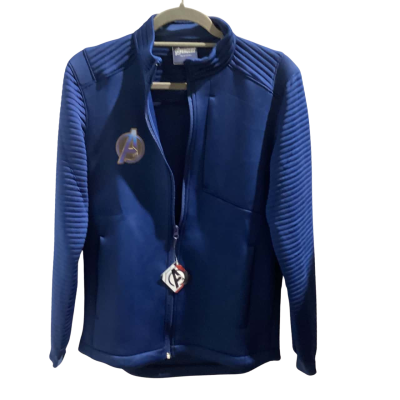 BNWT Marvel Mens Size S Blue Front Zipper Jacket