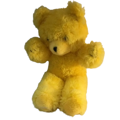 Jakas Yellow Teddy Bear Approx 43 x 25cm