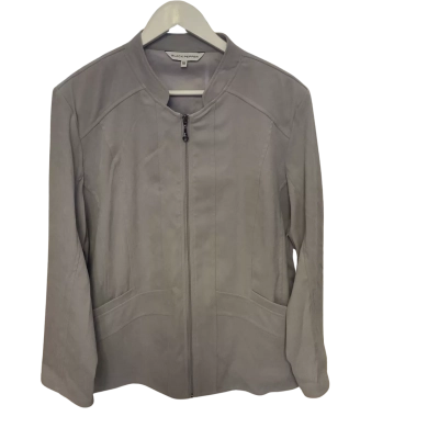 Black Pepper Womens  Size 18 Grey Jacket