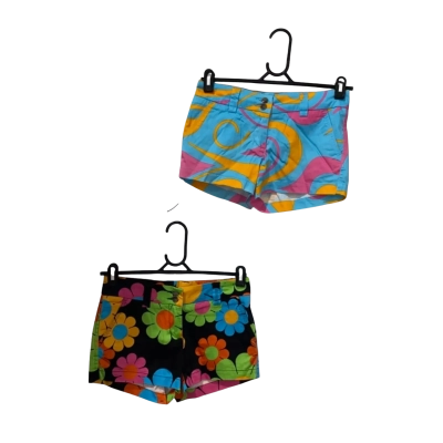 2x Multicoloured Loud Mouth Shorts Size 6