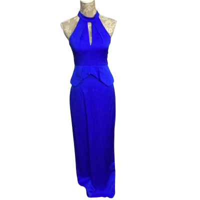 Bariano Australia Cobalt Blue Formal Dress