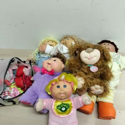 Bulk Lot Used Cabbage Patch Doll & Accessories