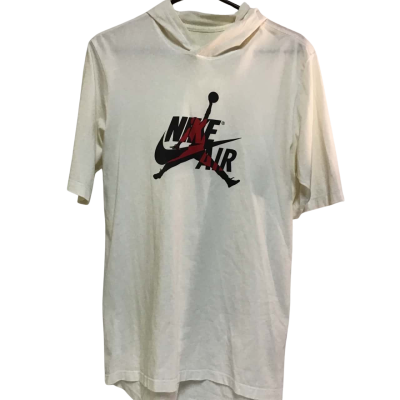 Nike Mens  Size M Printed Shirt Cream 