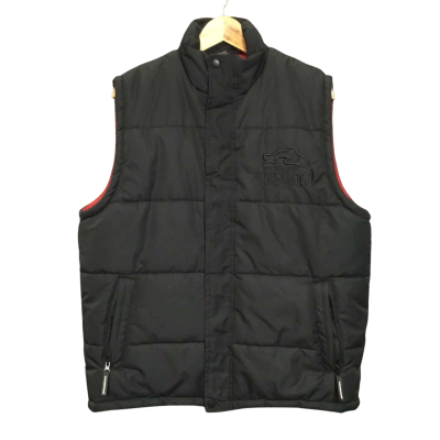 Australian Motorcycle Grand Prix 16 Mens Size XL Black & Red Puffer Vest