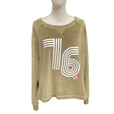  Hammill & Co Valour Size S Long Sleeve Sweat Shirt Khaki Green 