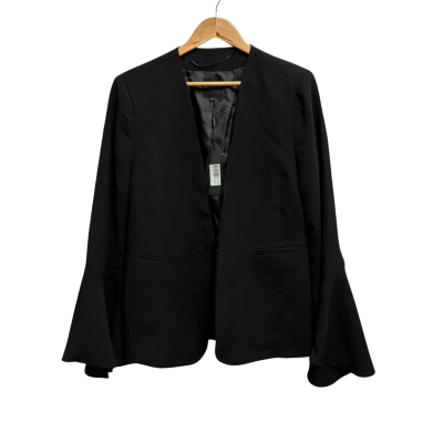 Decjuba Womens Size 14 Blazer Black  