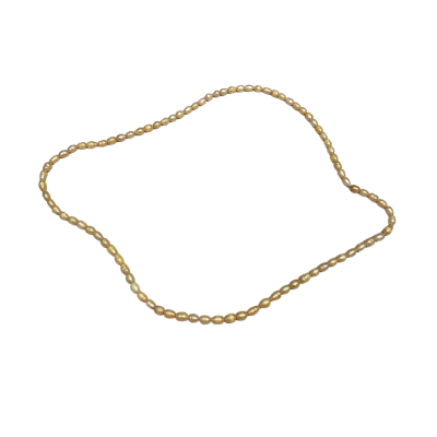 Dyed fresh water pearls necklace