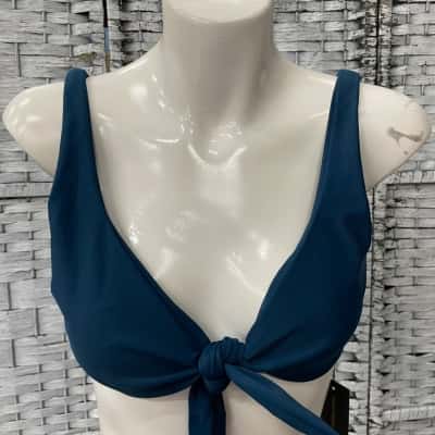 Pinkcolada Womens  Size L Blue Bathers Top