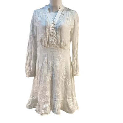  Womens  Size S Casual Dress / Boho Dress Off White 