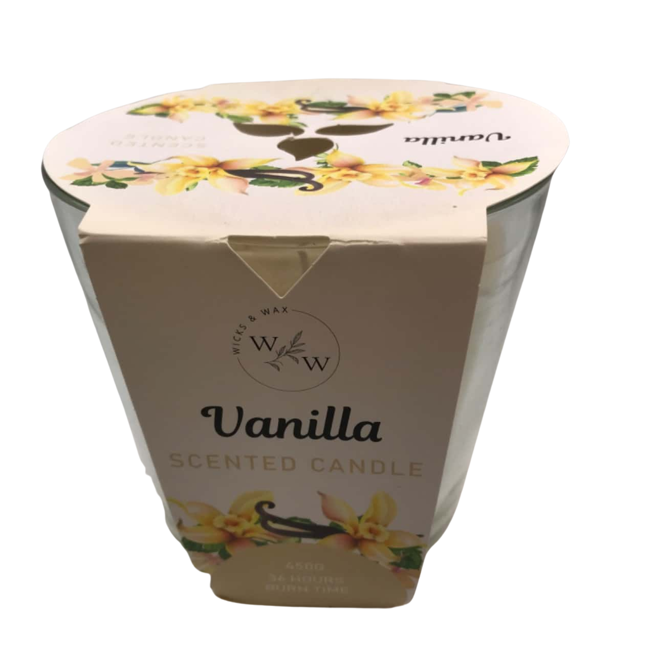 NWOT Wicks & Wax Large 450G Triple Wick Candle Beautiful Vanilla