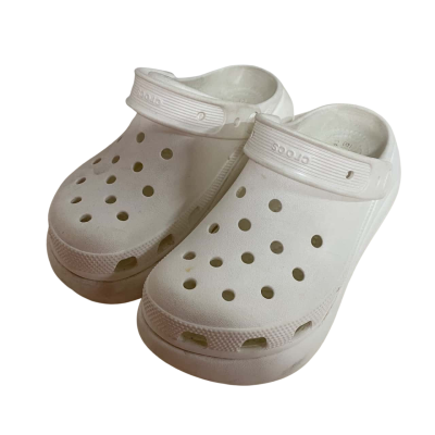 Crocs Unisex White Size 6/Woman 4/Male